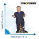 Figurine en carton Warwick Davis Hauteur 107 cm