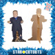 Figurine en carton Warwick Davis Hauteur 107 cm