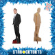 Figurine en carton taille reelle Costume noir Ryan Gosling sourire 185cm