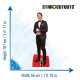 Figurine en carton James Marsden Hauteur 181 cm