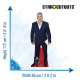 Figurine en carton taille reelle Paul Hollywood Hauteur 172 cm