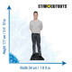 Figurine en carton taille reelle Olly Murs - NEW 2013 177 cm