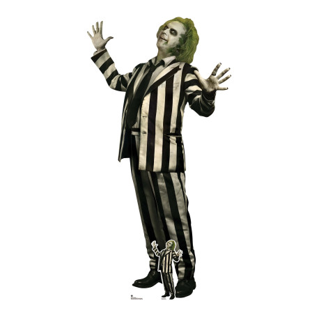 Figurine en carton Beetlejuice acteur Michael Keaton