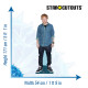 Figurine en carton taille réelle Sheeran 171 cm