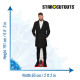 Figurine en carton James Arthur - chanteur - Hauteur 191 cm