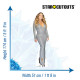 Figurine en carton Mariah Carey - chanteuse - Hauteur 174 cm