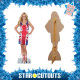 Figurine en carton taille reelle Geri Halliwell Union Jack Dress 157cm