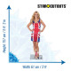 Figurine en carton taille reelle Geri Halliwell Union Jack Dress 157cm