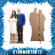 Figurine en carton William, Kate et Charlotte 188 cm