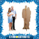 Figurine en carton Prince William, Kate et Baby Cambridge 184 cm