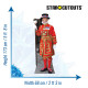 Figurine en carton Beefeater Garde d'apparat 173 cm