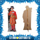 Figurine en carton Beefeater Garde d'apparat 173 cm