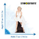 Figurine en carton Marilyn Monroe 'White Dress Up Blowing' robe blanche qui se lève 157 cm