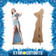 Figurine en carton Marilyn Monroe bikini bleu vintage 170 cm