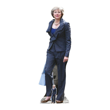 Figurine en carton Theresa May Politique Haut 170 cm