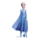 Figurine en carton Elsa La Reine des Neiges 2 en robe bleu déterminée Disney Haut - 182 cm