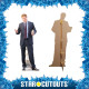 Figurine en carton prince Harry costume bleu 185 cm