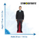 Figurine en carton - Gary Barlow - Chanteur - Haut 173 cm