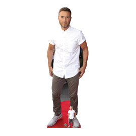 Figurine en carton - Gary Barlow - Chanteur - Haut 175 cm