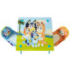 Ensemble table et 2 chaises Bluey - motif Bluey et Bingo