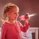 fille avec lampe torche peppa pig