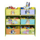 Meuble de rangement avec 6 bacs en tissus Bluey hauteur 63cm