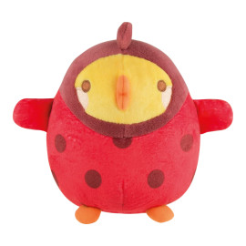 Peluche Molang - le poussin piu piu déguisé en coccinelle - Hauteur 20 cm - 3