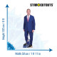 Figurine en carton Nigel Farage homme politique Haut 183 cm 