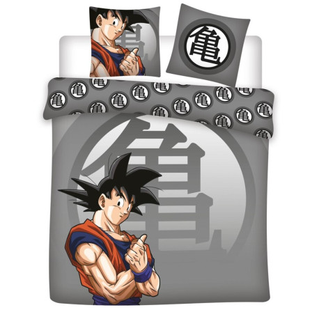 Parure de lit double réversible Dragon Ball Z - Son Goku 