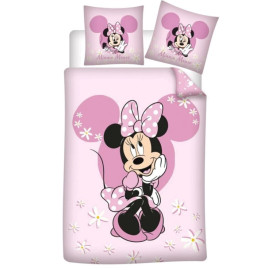 Parure de lit réversible Disney Minnie - 140 cm x 200 cm - 2