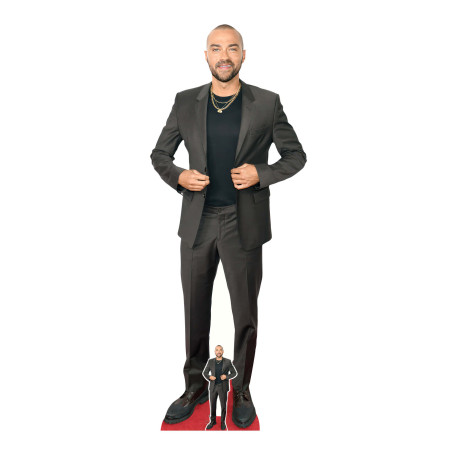 Figurine en carton - Jesse Williams - Acteur - Hauteur 186 cm 