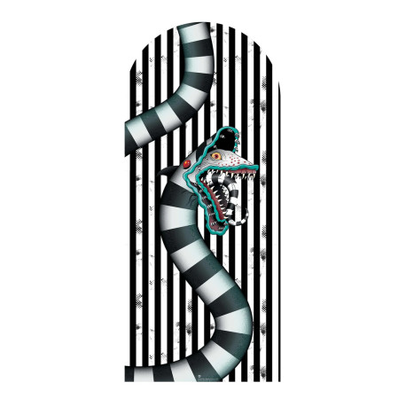 Figurine en carton Backdrop Beetlejuice - le serpent/ver de sable de beetlejuice - Haut 185 cm 