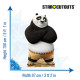 Figurine en carton Kung Fu Panda - Po Ping les bras croisés -Haut 156 CM - 1