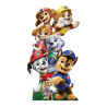 Figurine en carton pat'patrouille 6 personnages vertical - Haut 91 cm