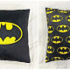 Coussin Batman - Logo Batman Noir et Jaune zoom