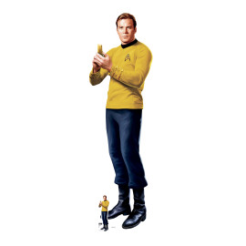 Figurine en carton Captain Kirk Star Trek - William Shatner- Haut 179 cm