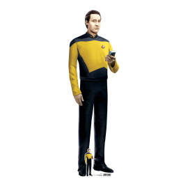 Figurine en carton l'androïde Data Star Trek -Brent Spiner