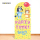 en situation Backdrop Bluey - Party Time bluey 