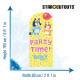 dimensions Backdrop Bluey - Party Time bluey 