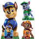 Figurine en carton Chase, Rocky et Zuma un jeu de memory Pat'patrouille