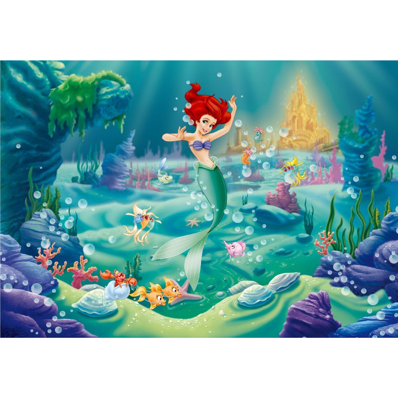 Papier peint XXL intisse Ariel La Petite Sirène Princesse Disney 360X270 CM