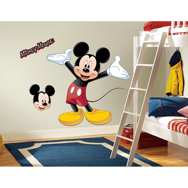 Stickers géant Minnie Mouse & Fleurs Disney  Sticker sur Découvrez les  stickers et et décalcos pour enfant sur Déco de Héros