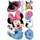 Stickers géant Minnie Mouse & Fleurs Disney