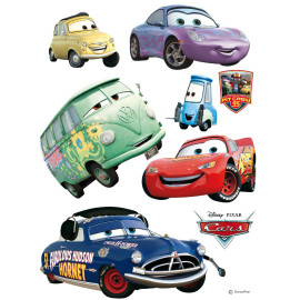 Stickers géant Doc Hudson & voiture Cars Disney