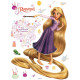 Sticker géant Princesse Raiponce pinceau Disney