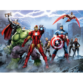 Papier peint XXL intisse Equipe Avengers Marvel 360X255 CM