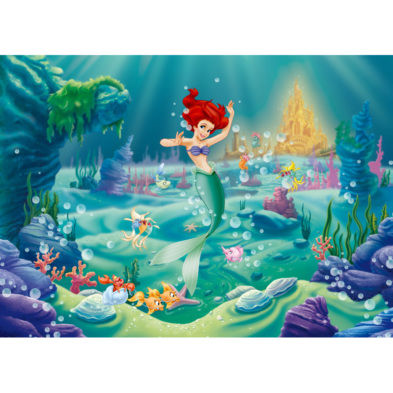 Poster XXL intisse Ariel La Petite Sirène Princesse Disney 155X115 CM