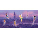 Poster géant Fée Clochette à Londres Disney Fairies intisse 202X90 CM