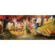 Poster géant Disney Fairies La Forêt d’automne intisse 202X90 CM