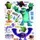 Stickers géant Monstres Academy Pixar
